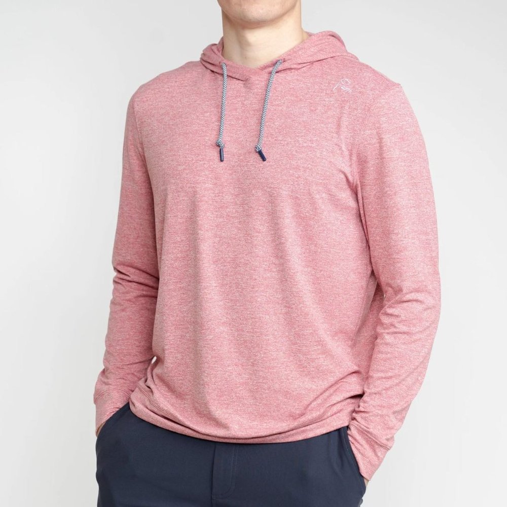 Rhoback Heathered Red Hoodie